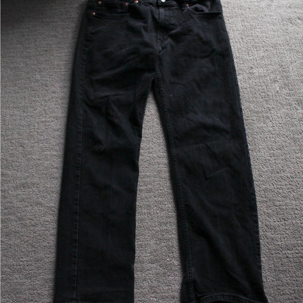 Levi's Black Straight-Leg Jeans Classic Style
